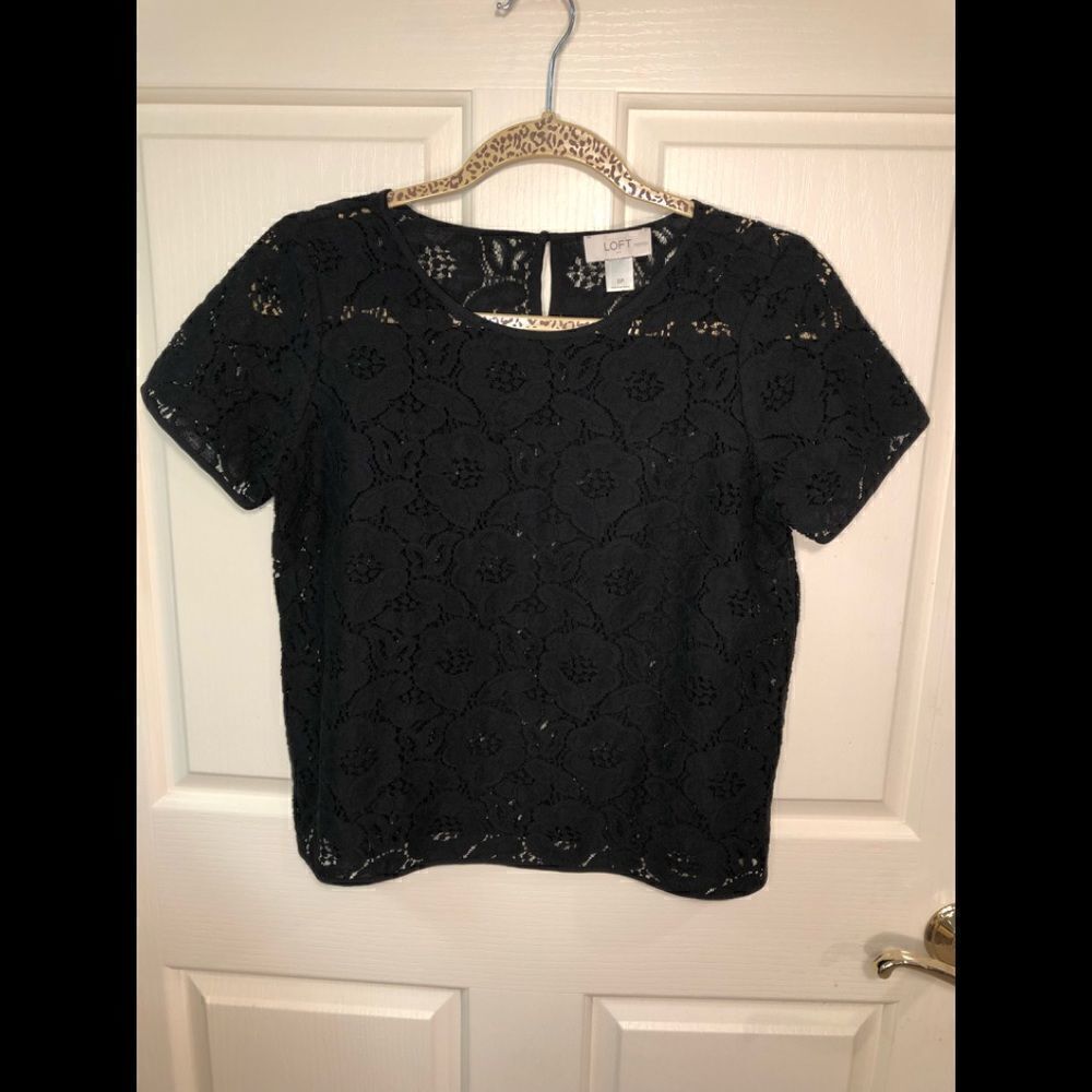 LOFT lace blouse